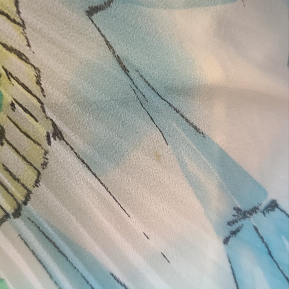 Nicole Bakti Vintage Low Back Silk Pleated Dress - Picture 14 of 14